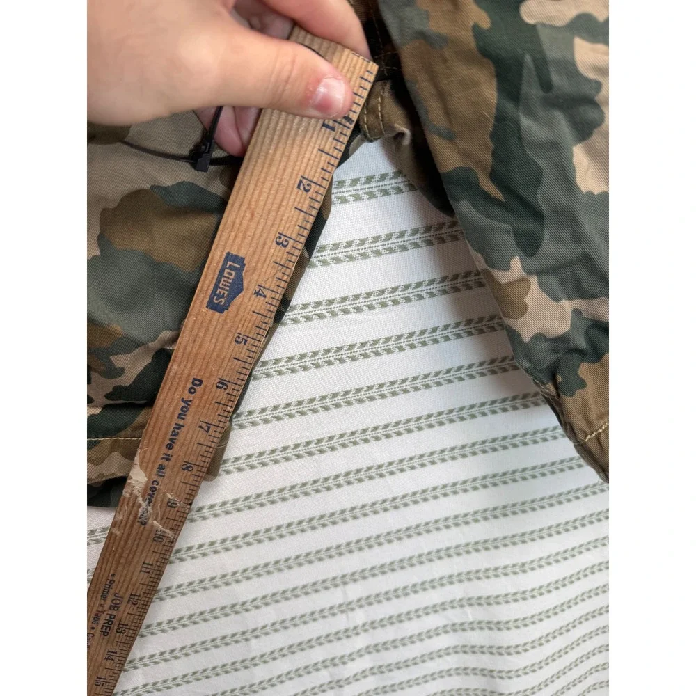 Levi Mens Cargo Shorts Woodland Camouflage Utility Straight Leg Cotton Size 29